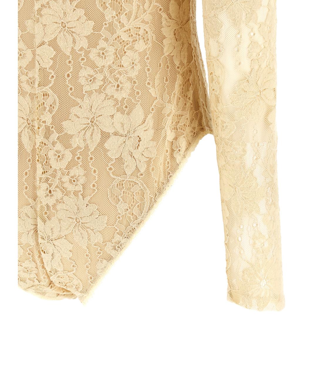 ZIMMERMANN Бежевая полиамидовая блузы, фото 4