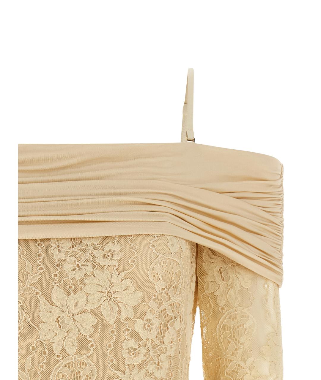 ZIMMERMANN Бежевая полиамидовая блузы, фото 3