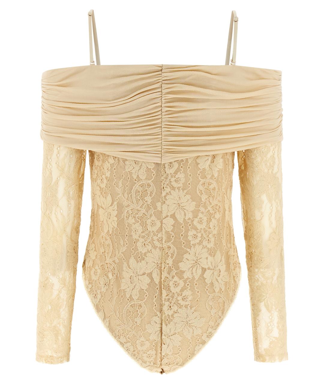 ZIMMERMANN Бежевая полиамидовая блузы, фото 2