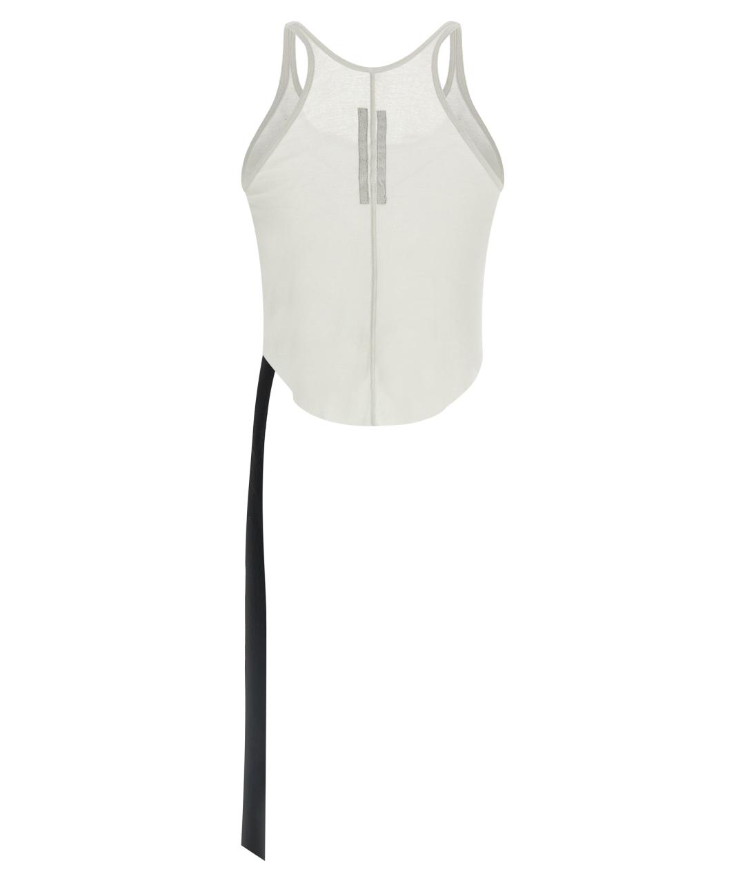 RICK OWENS DRKSHDW Белая хлопковая майка, фото 2
