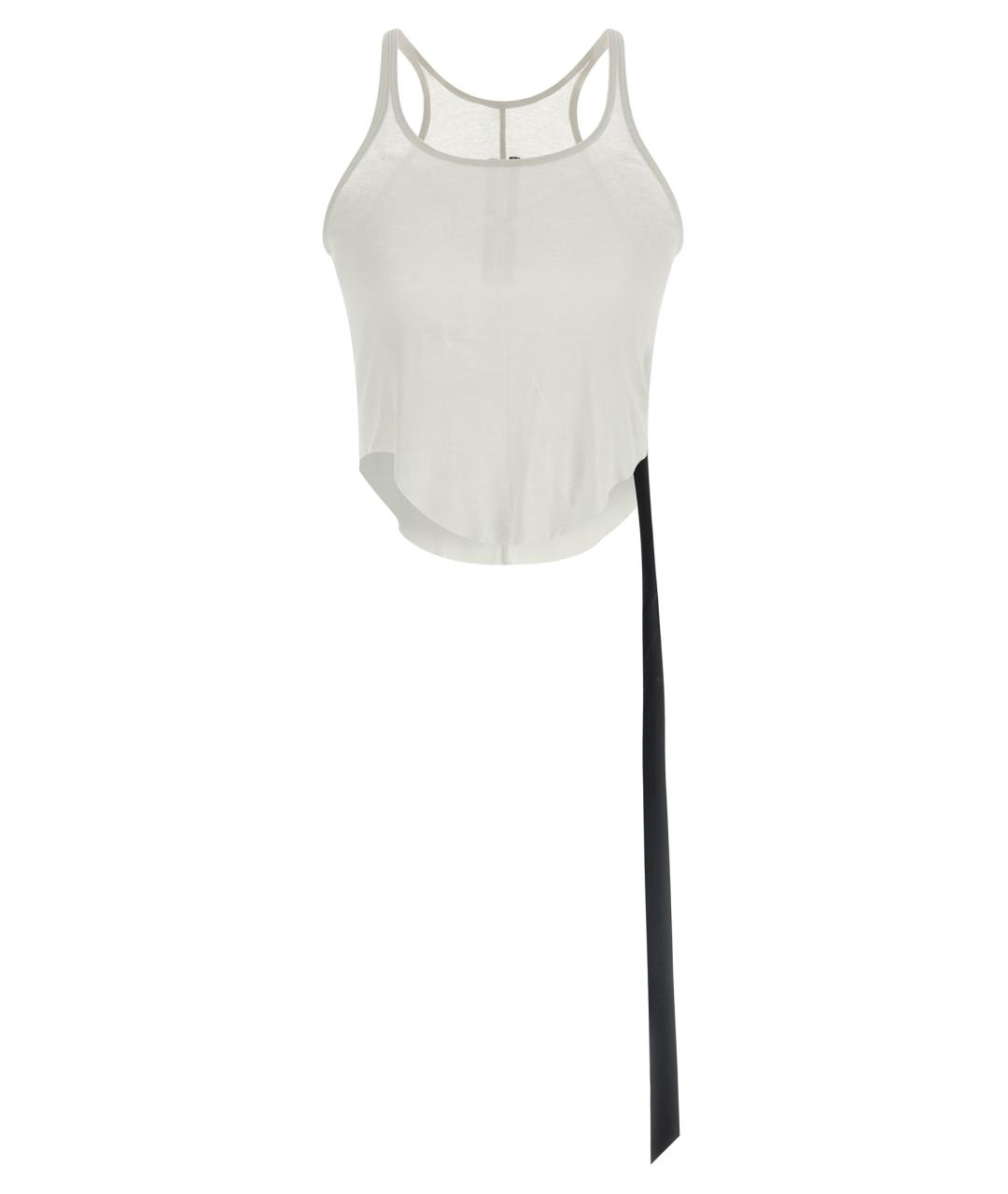 RICK OWENS DRKSHDW Белая хлопковая майка, фото 1