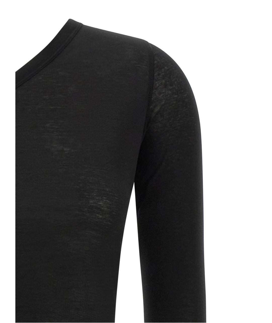 RICK OWENS DRKSHDW Черная хлопковая майка, фото 3