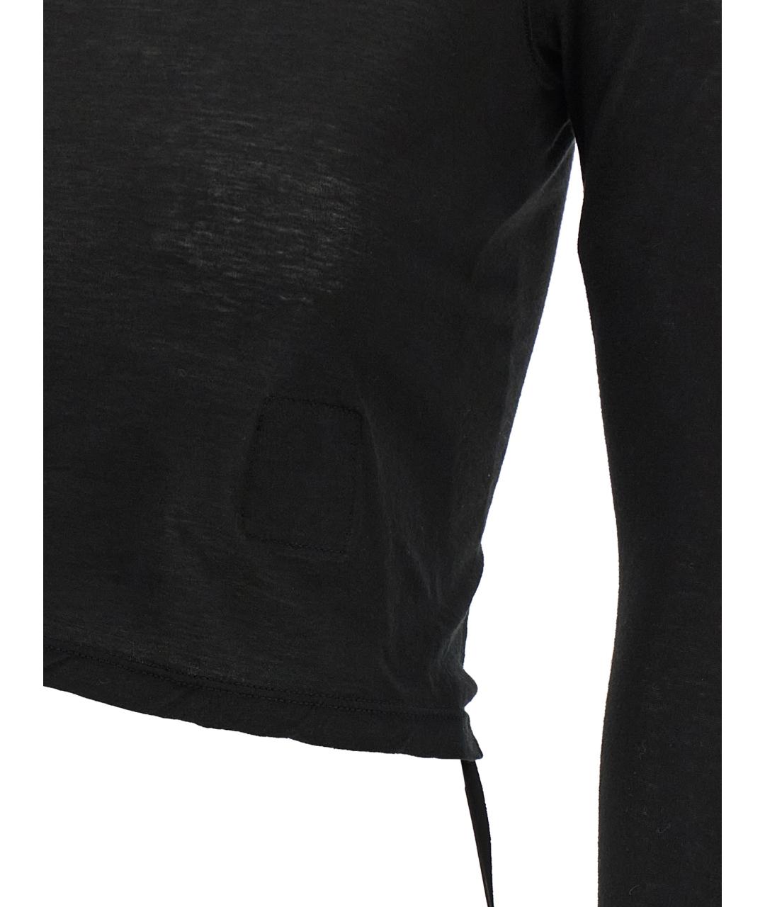 RICK OWENS DRKSHDW Черная хлопковая майка, фото 4