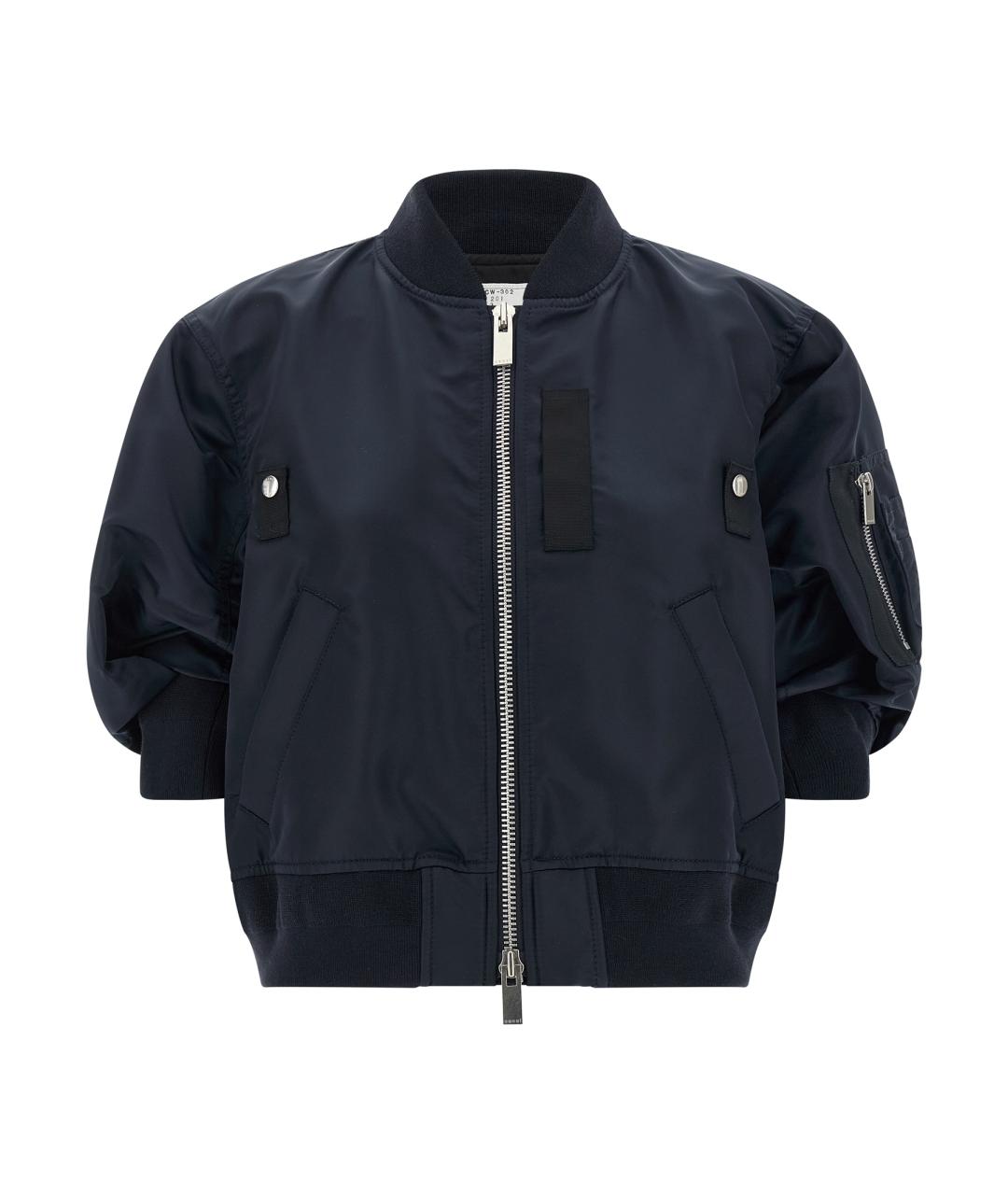 SACAI Темно-синяя полиамидовая куртка, фото 1