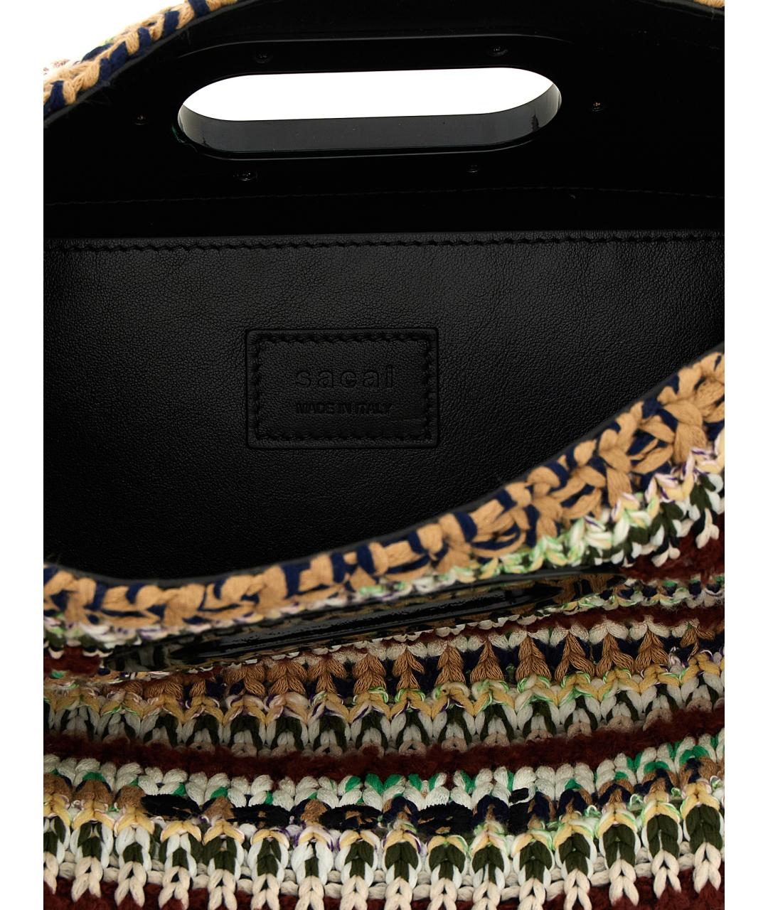 SACAI Мульти хлопковая сумка через плечо, фото 4