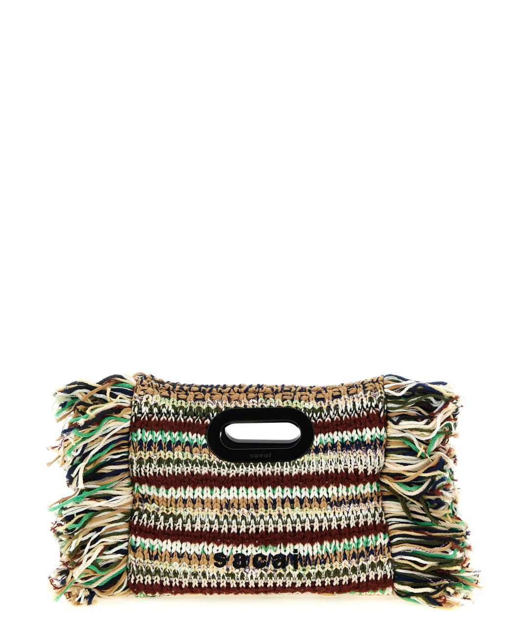 SACAI Мульти хлопковая сумка через плечо, фото 1