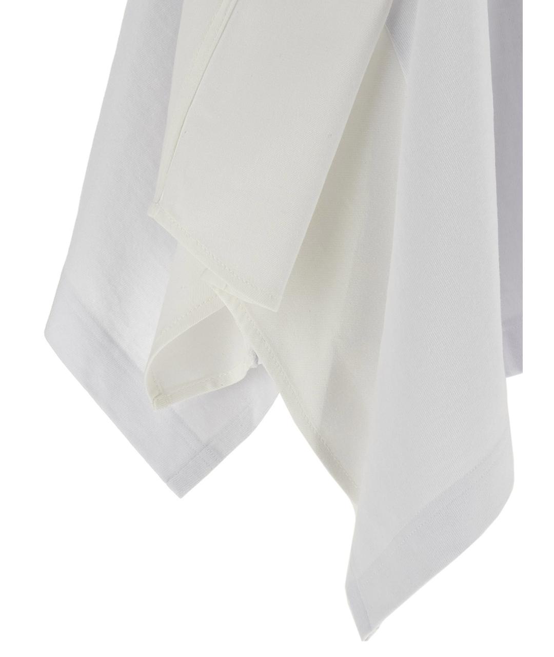 SACAI Белая хлопковая футболка, фото 4