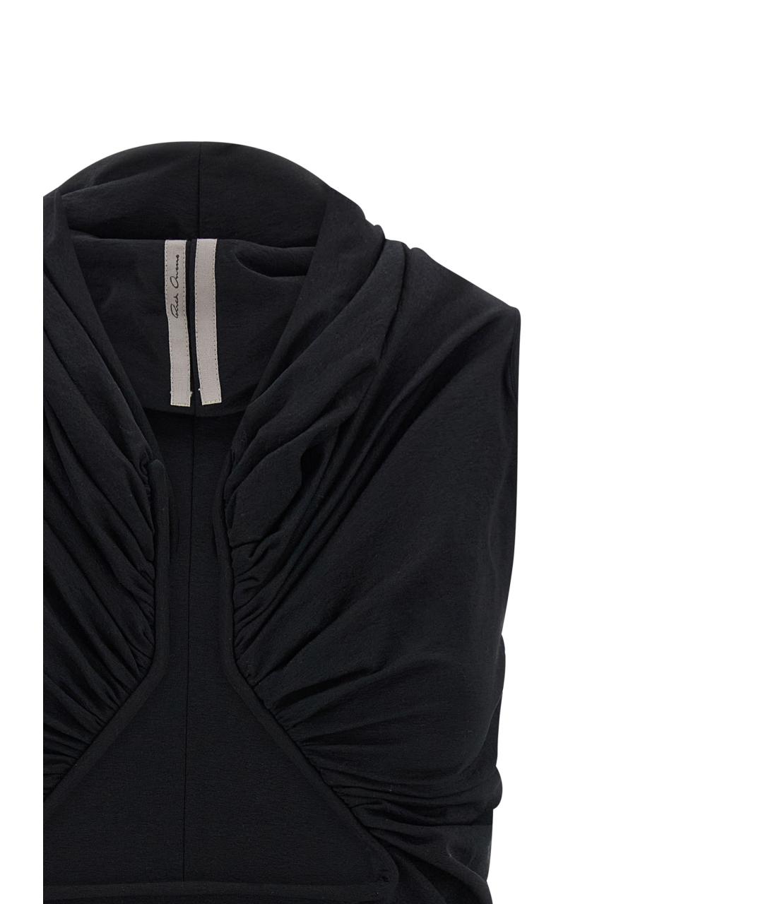 RICK OWENS Черная синтетическая блузы, фото 3