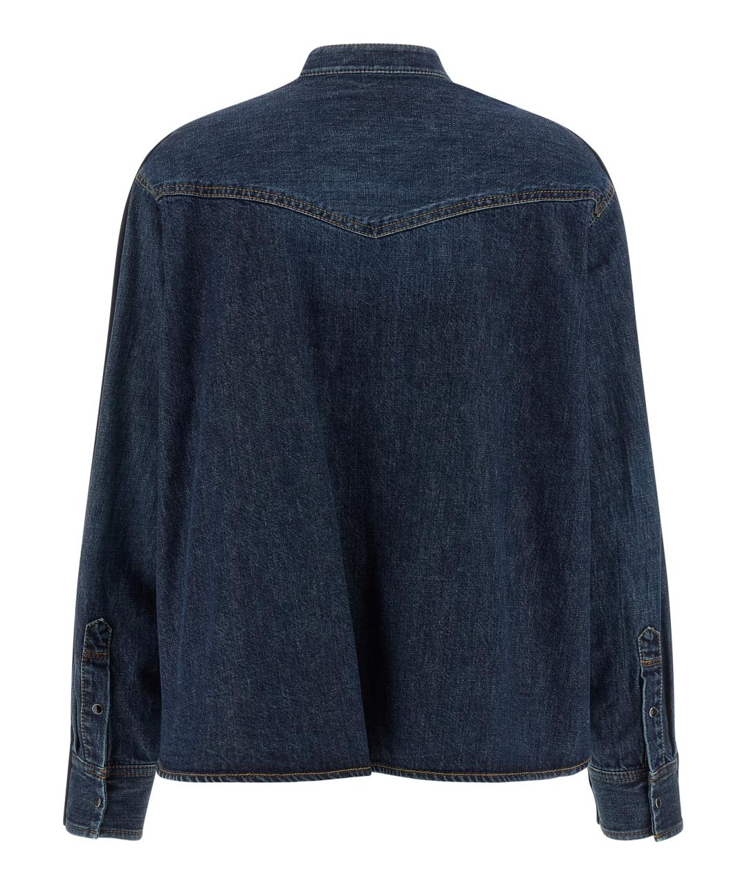 SACAI Темно-синий хлопковый кардиган, фото 2