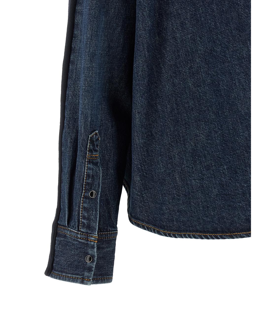 SACAI Темно-синий хлопковый кардиган, фото 4