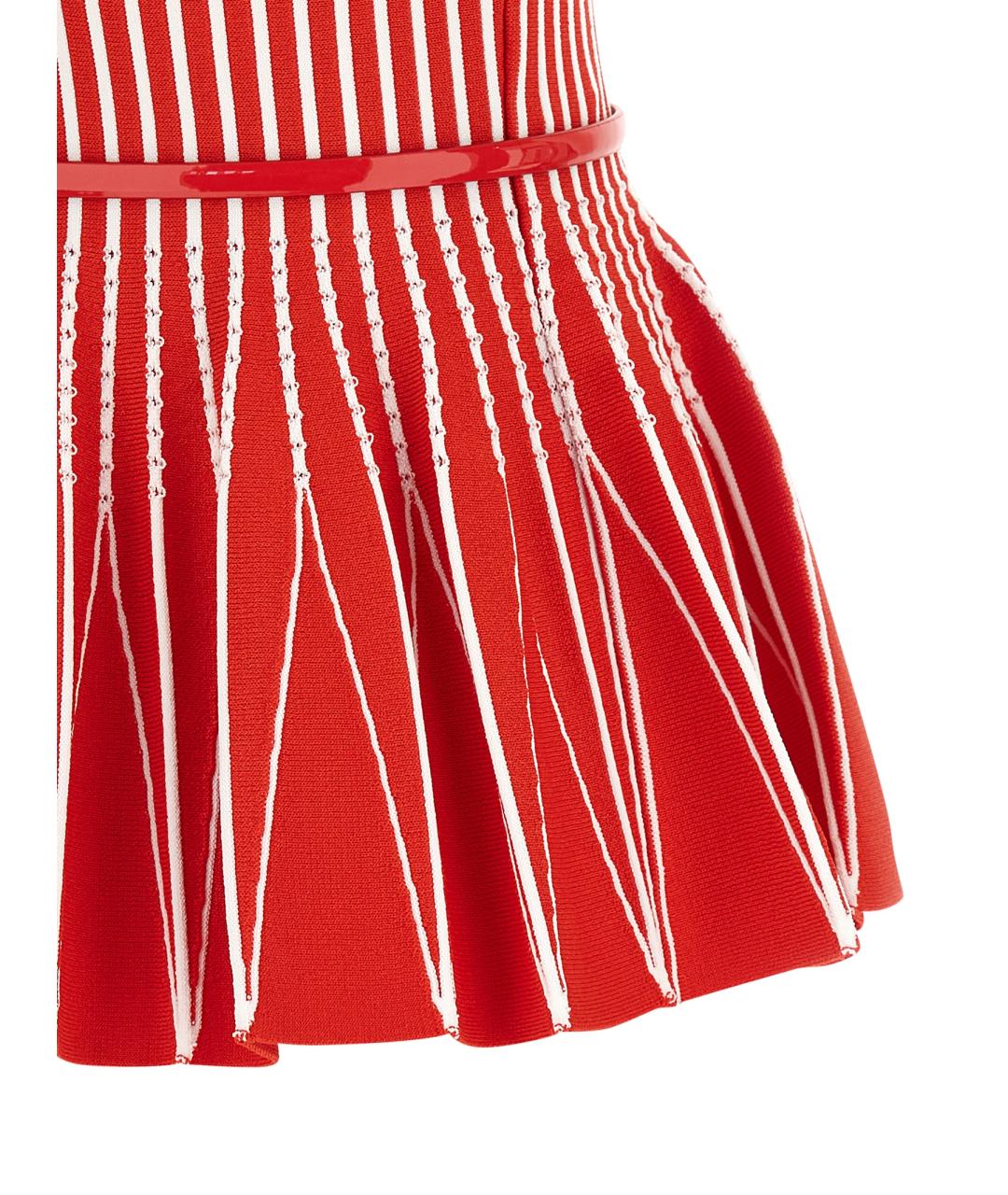 ELISABETTA FRANCHI Красная вискозная майка, фото 4