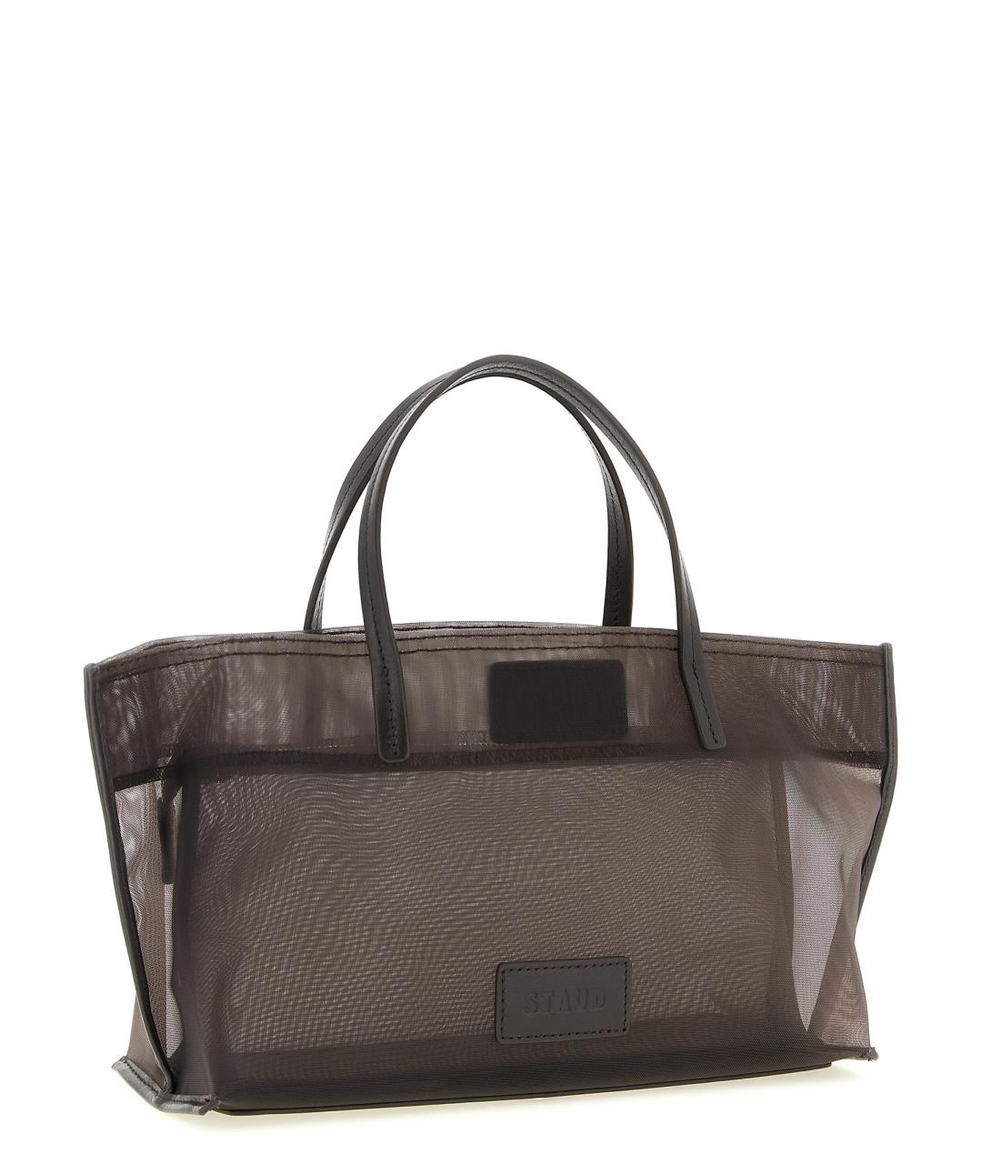 STAUD Коричневая синтетическая сумка тоут, фото 2