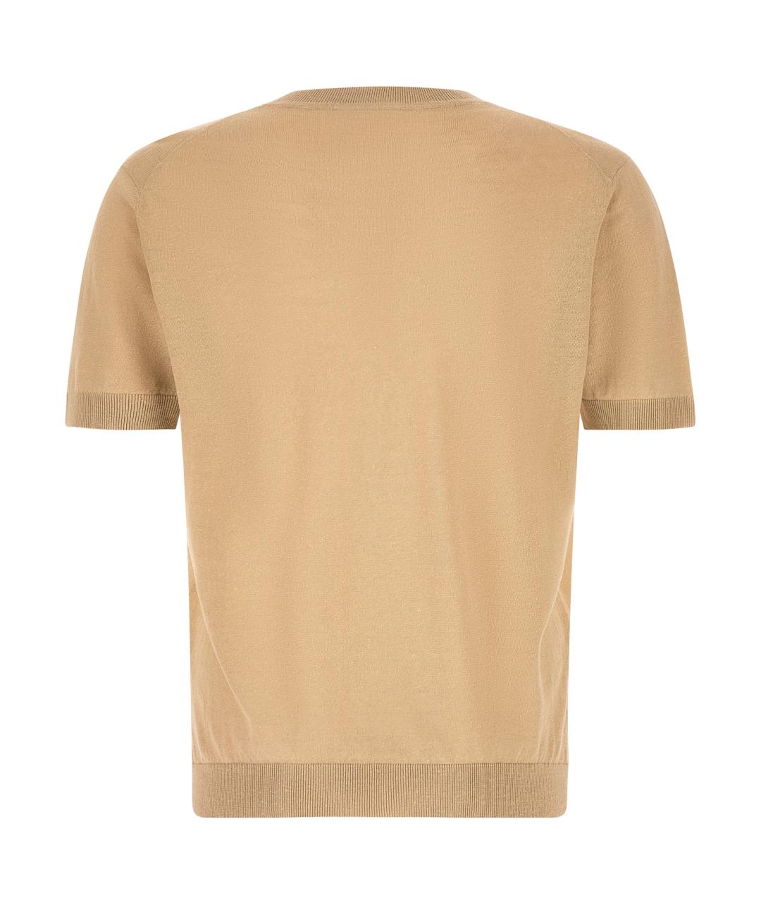 ZANONE Бежевый льняной джемпер / свитер, фото 2