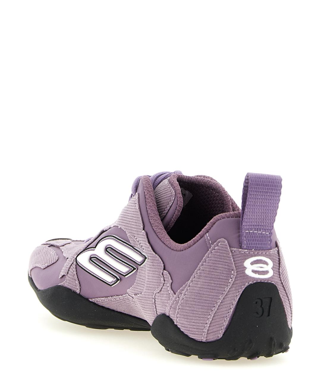 BALENCIAGA Фиолетовые текстильные кроссовки, фото 3