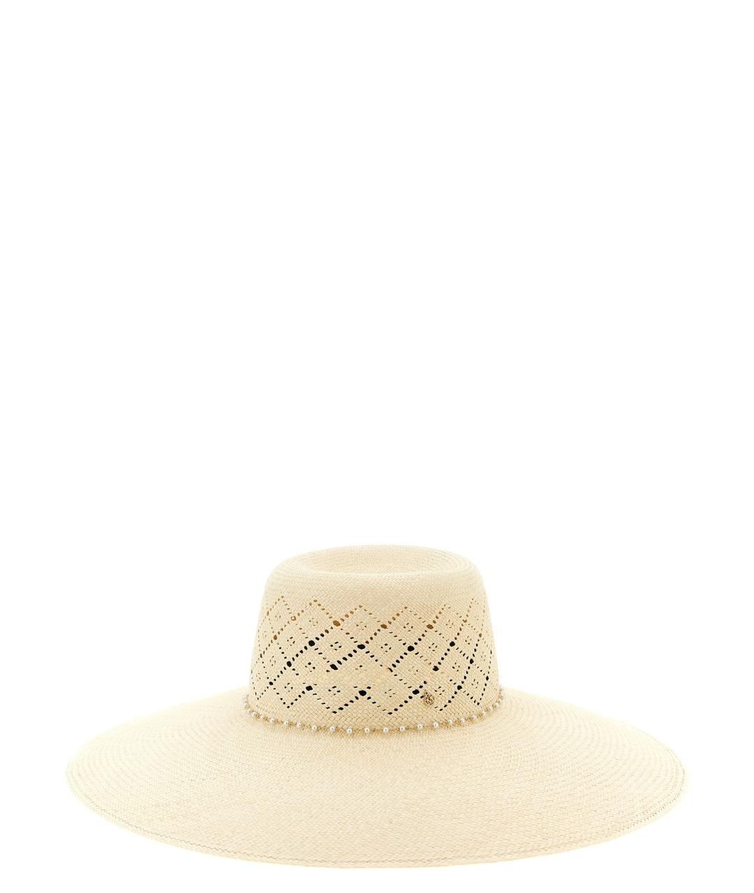 MAISON MICHEL Бежевая шляпа, фото 2