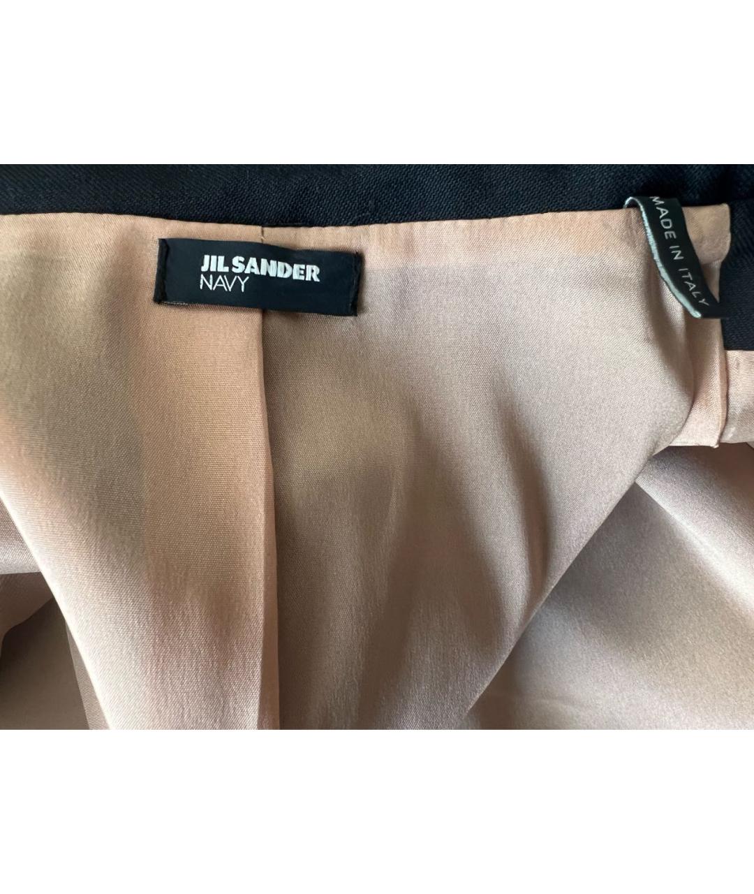 JIL SANDER Темно-синий шерстяной жакет/пиджак, фото 6