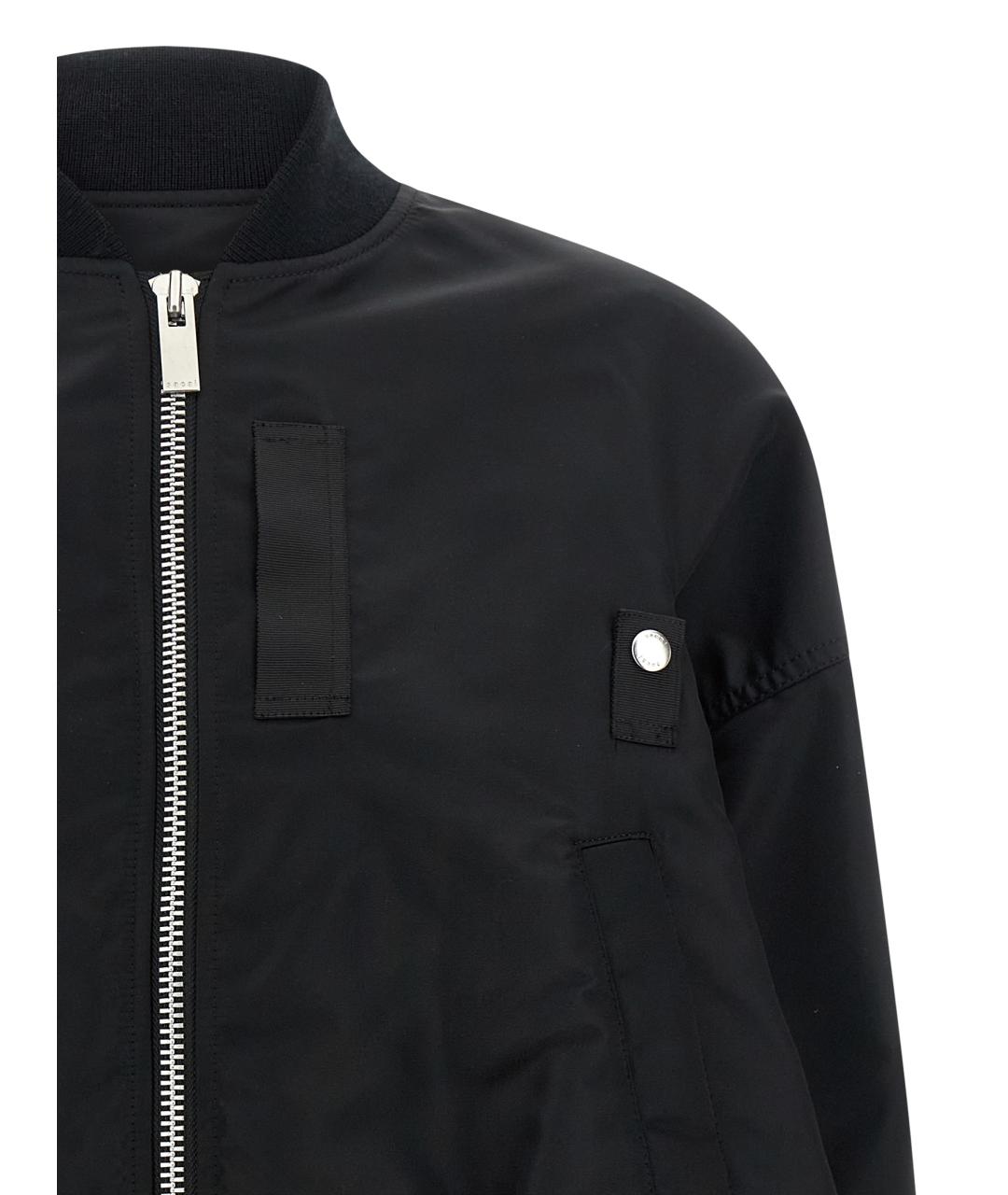 SACAI Черная полиамидовая куртка, фото 3