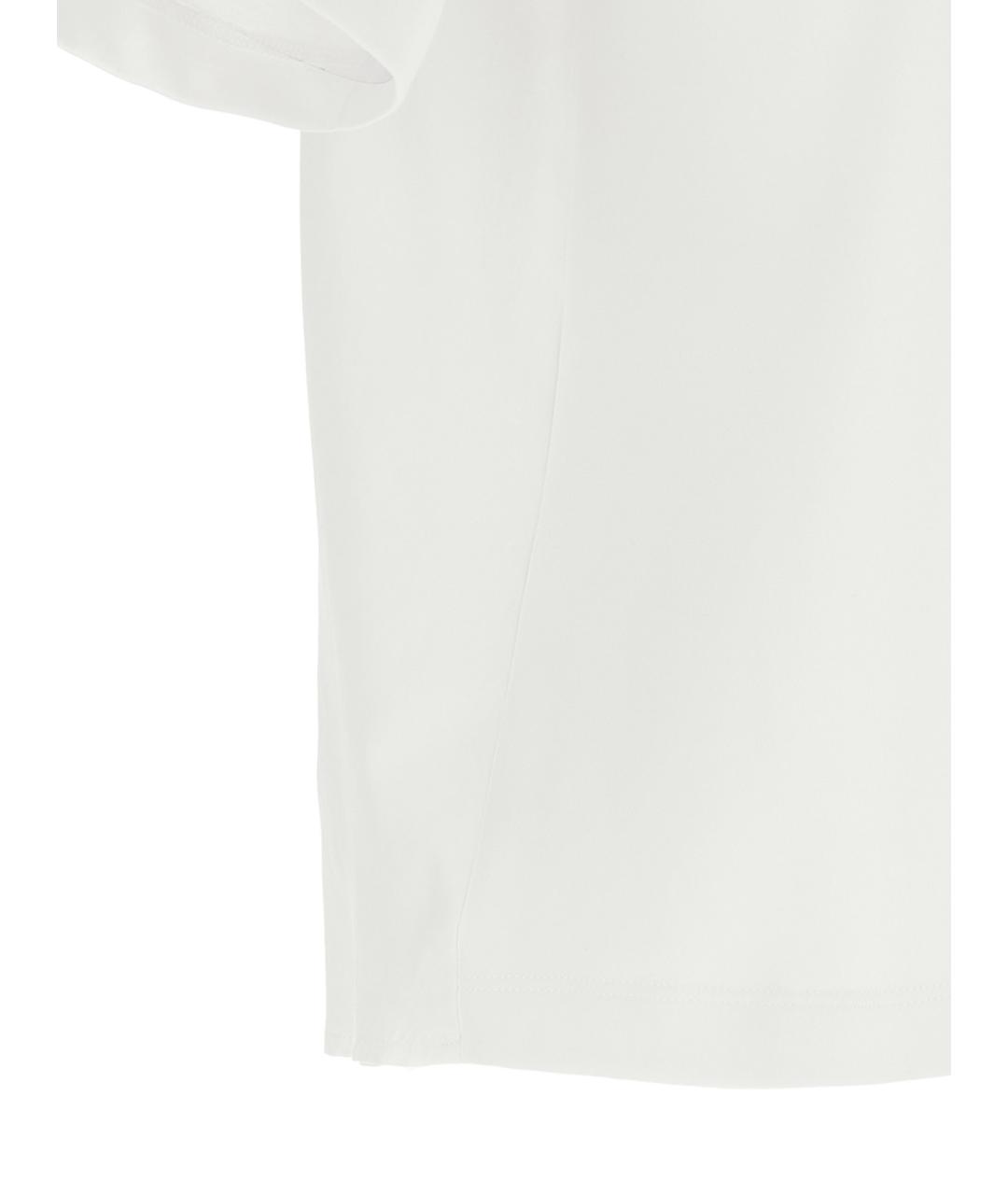 PESERICO Белая хлопковая футболка, фото 4