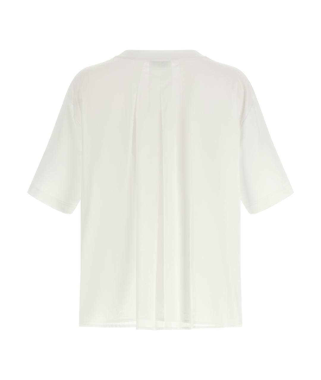 PESERICO Белая хлопковая футболка, фото 2