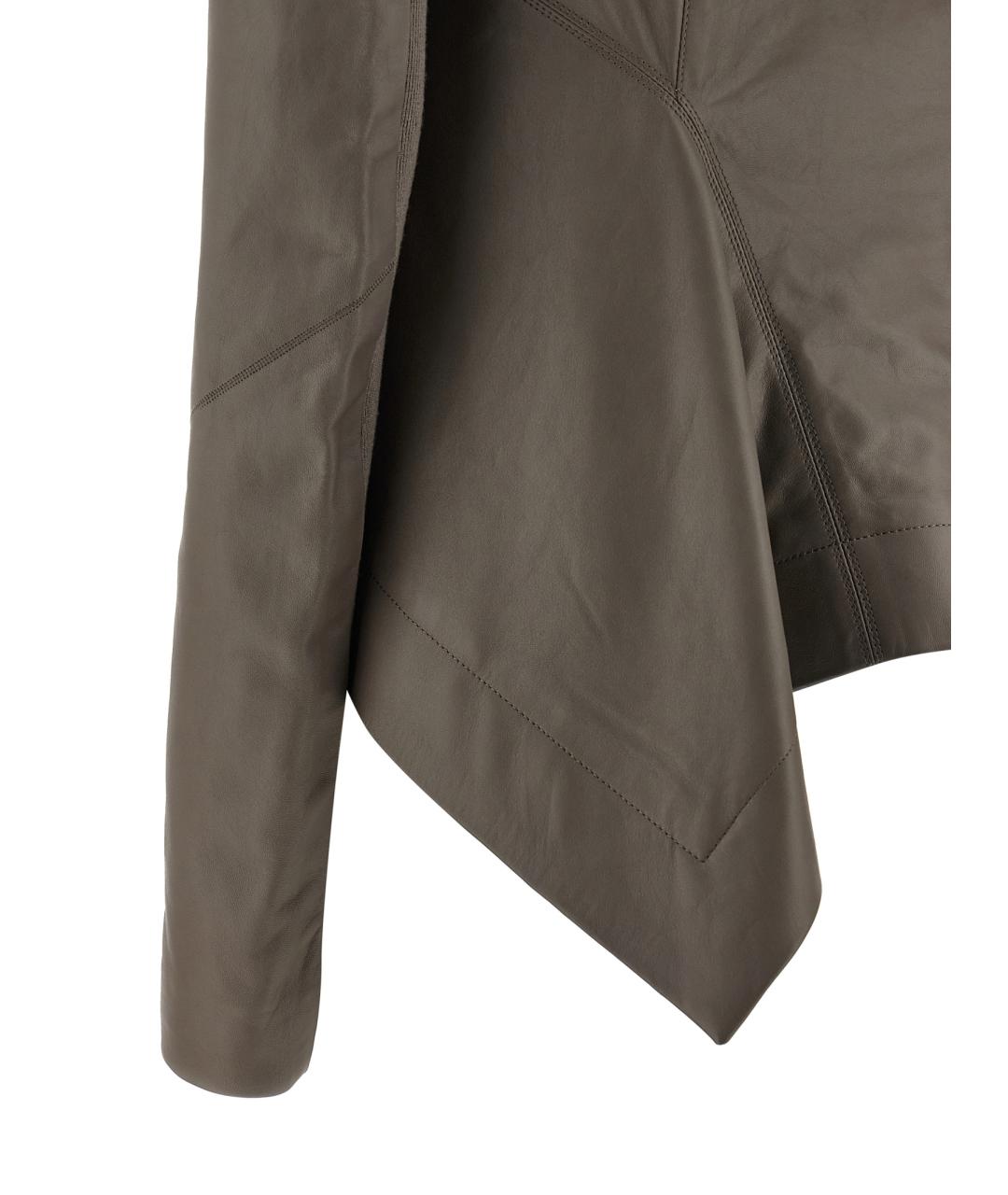 RICK OWENS Мульти кожаная куртка, фото 4