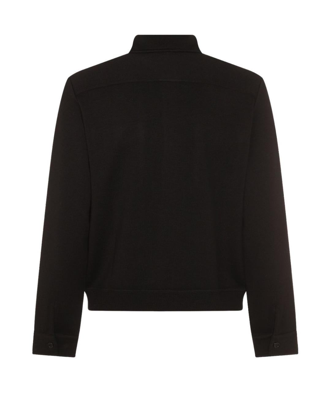 LARDINI Черная шерстяная куртка, фото 2