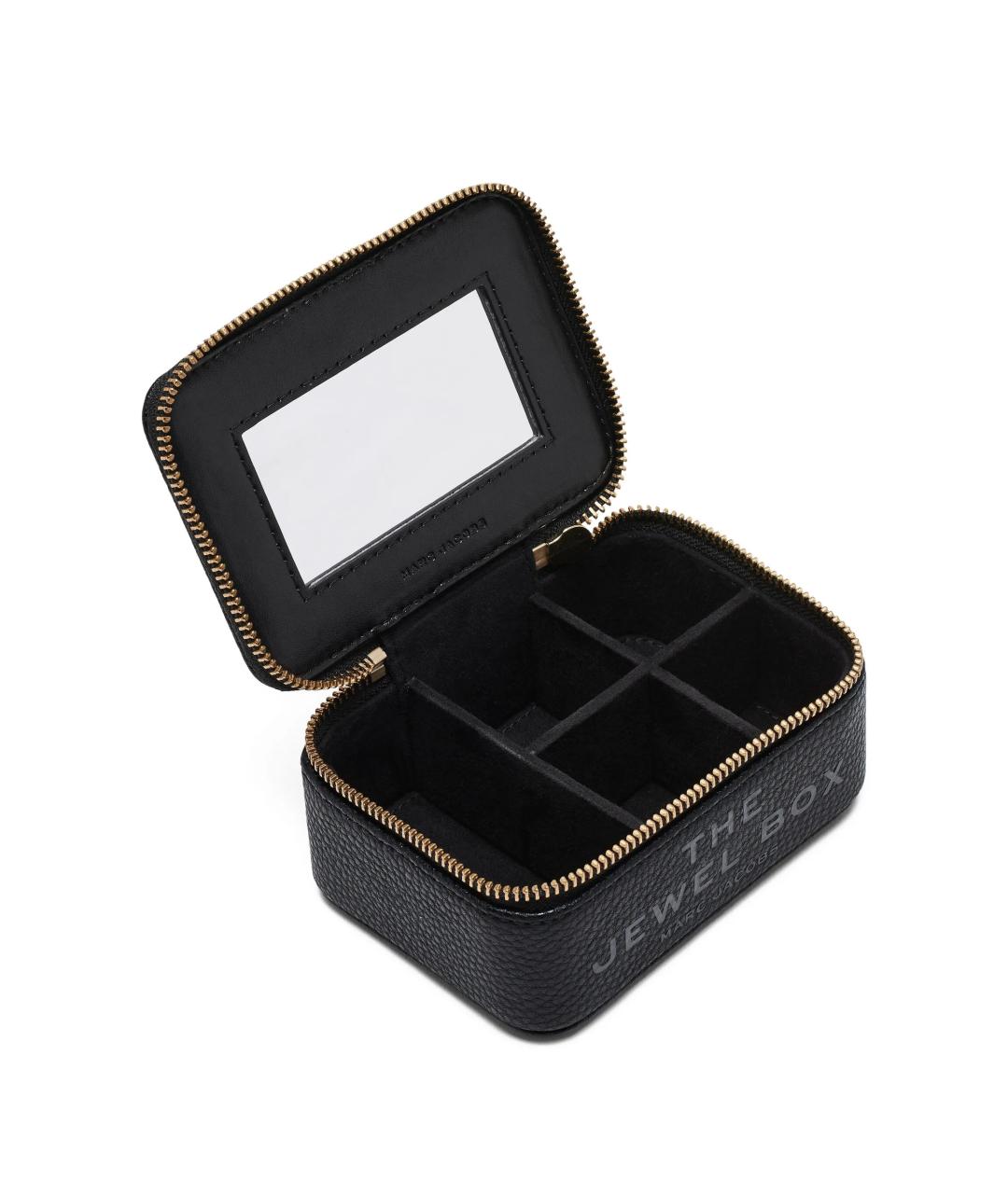 MARC JACOBS Черная кожаная косметичка, фото 4