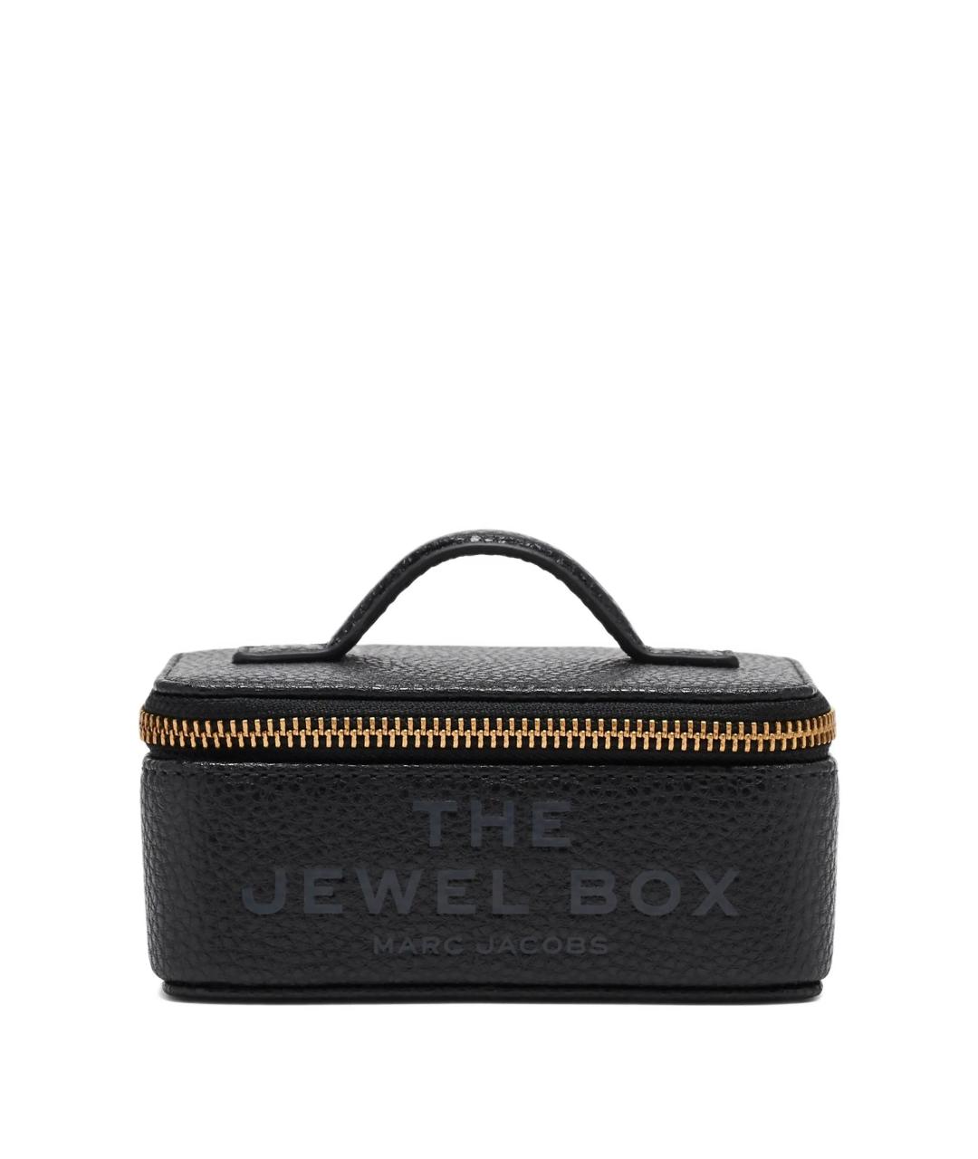 MARC JACOBS Черная кожаная косметичка, фото 1
