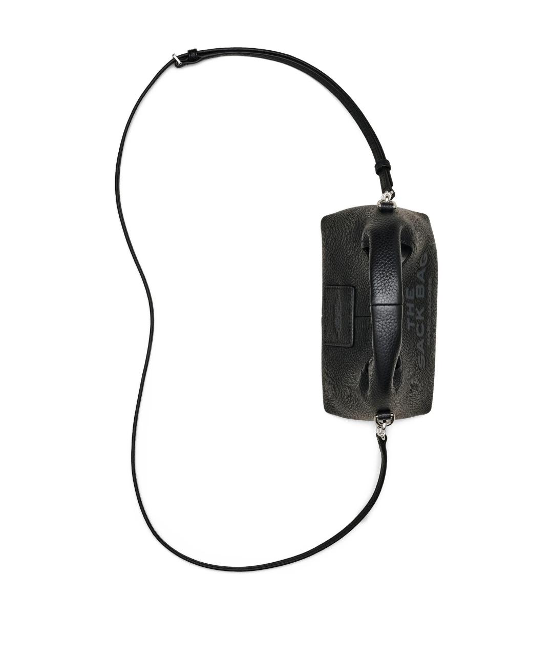 MARC JACOBS Черная кожаная сумка с короткими ручками, фото 5