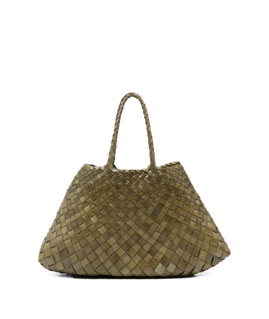 Dragon Diffusion Зеленая кожаная сумка тоут, фото 1