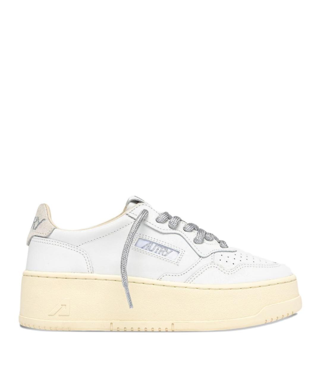 AUTRY Белые кожаные кеды, фото 1