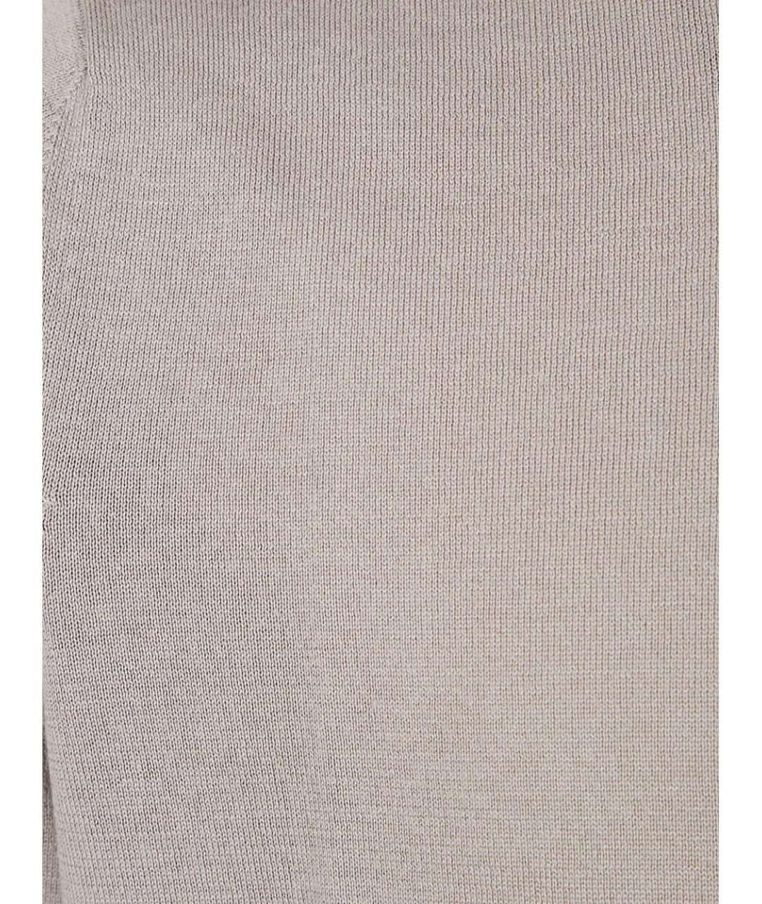 LARDINI Серая хлопковая футболка, фото 3