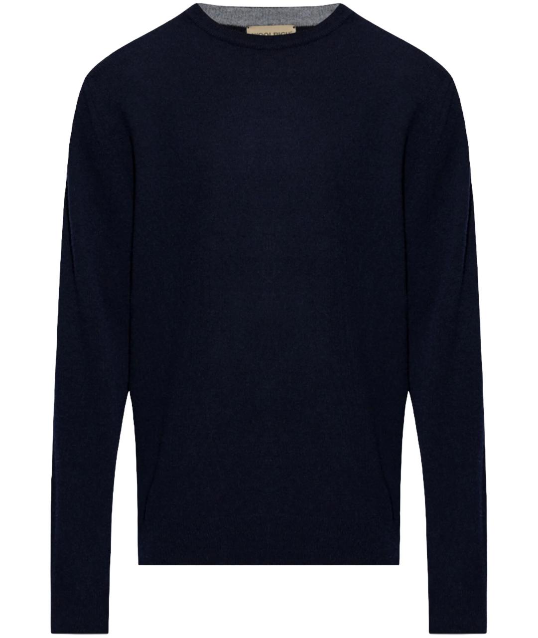 WOOLRICH Синий шерстяной джемпер / свитер, фото 1