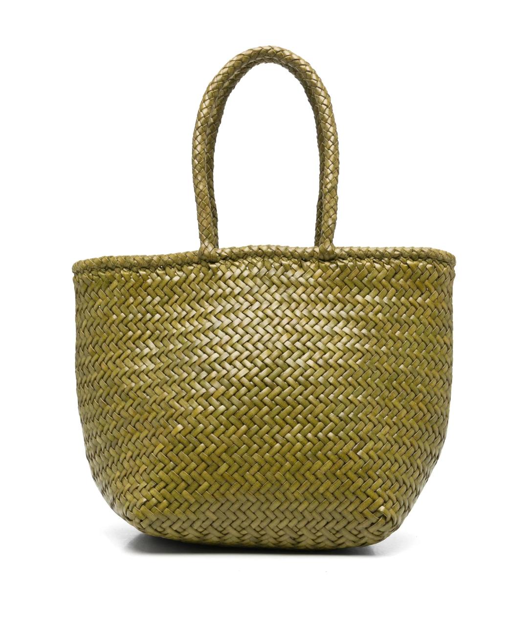 Dragon Diffusion Зеленая кожаная сумка тоут, фото 1