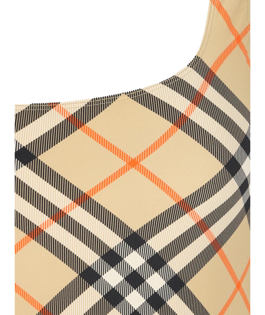 BURBERRY Бежевый полиамидовый купальник, фото 3