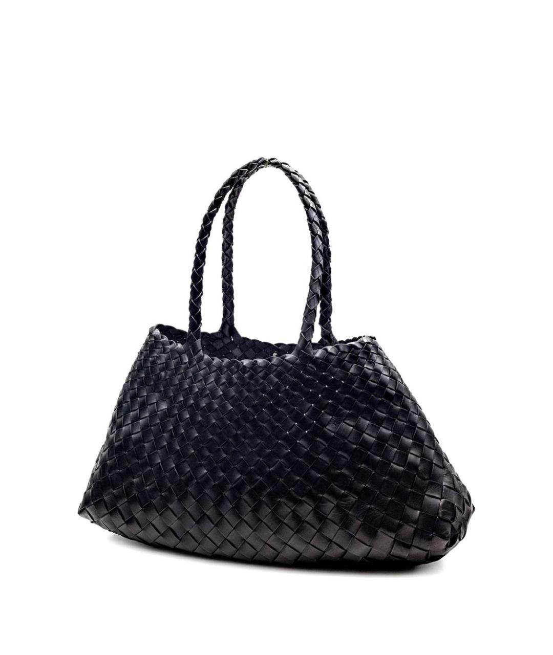 Dragon Diffusion Черная кожаная сумка тоут, фото 3