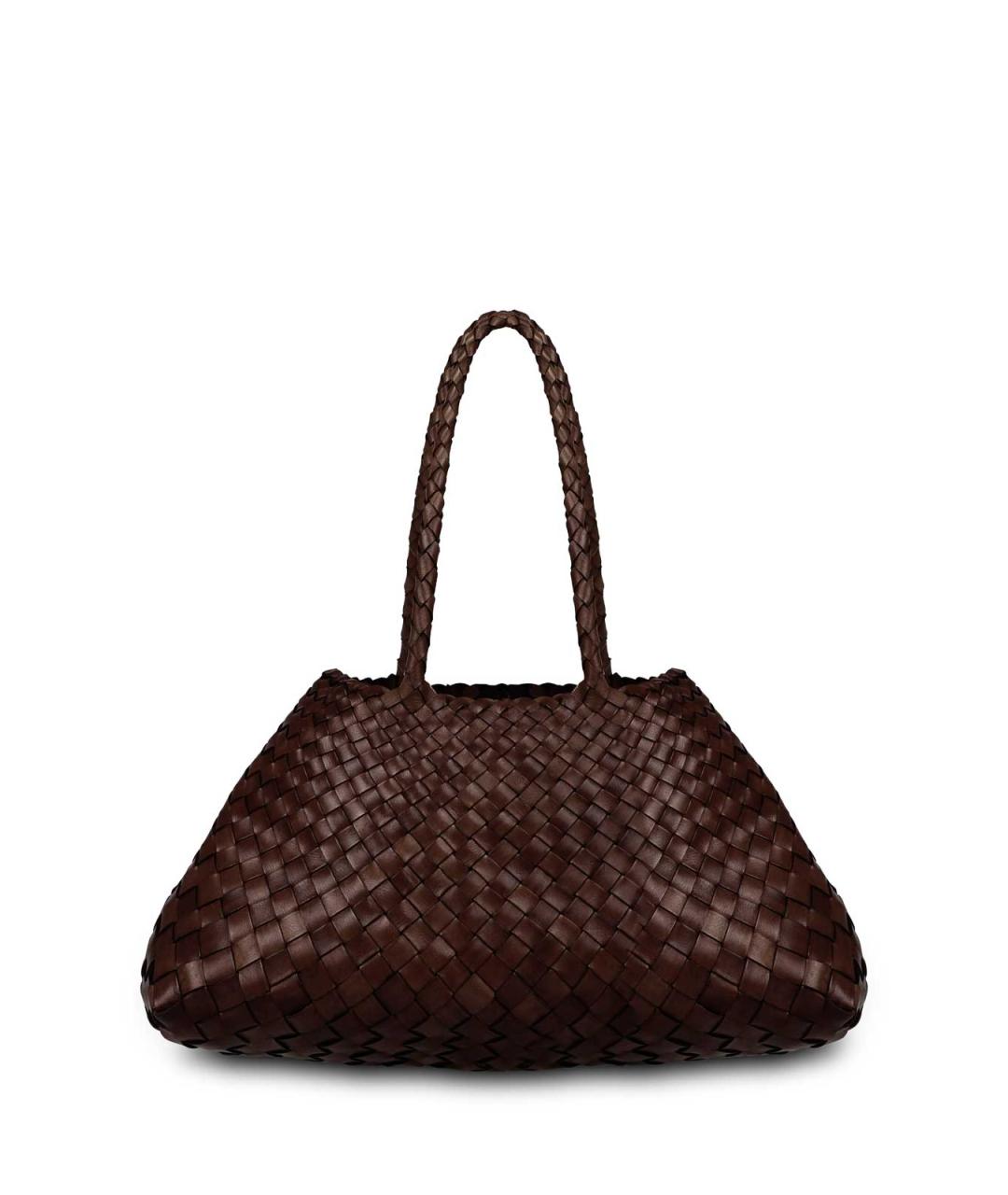 Dragon Diffusion Коричневая кожаная сумка тоут, фото 1