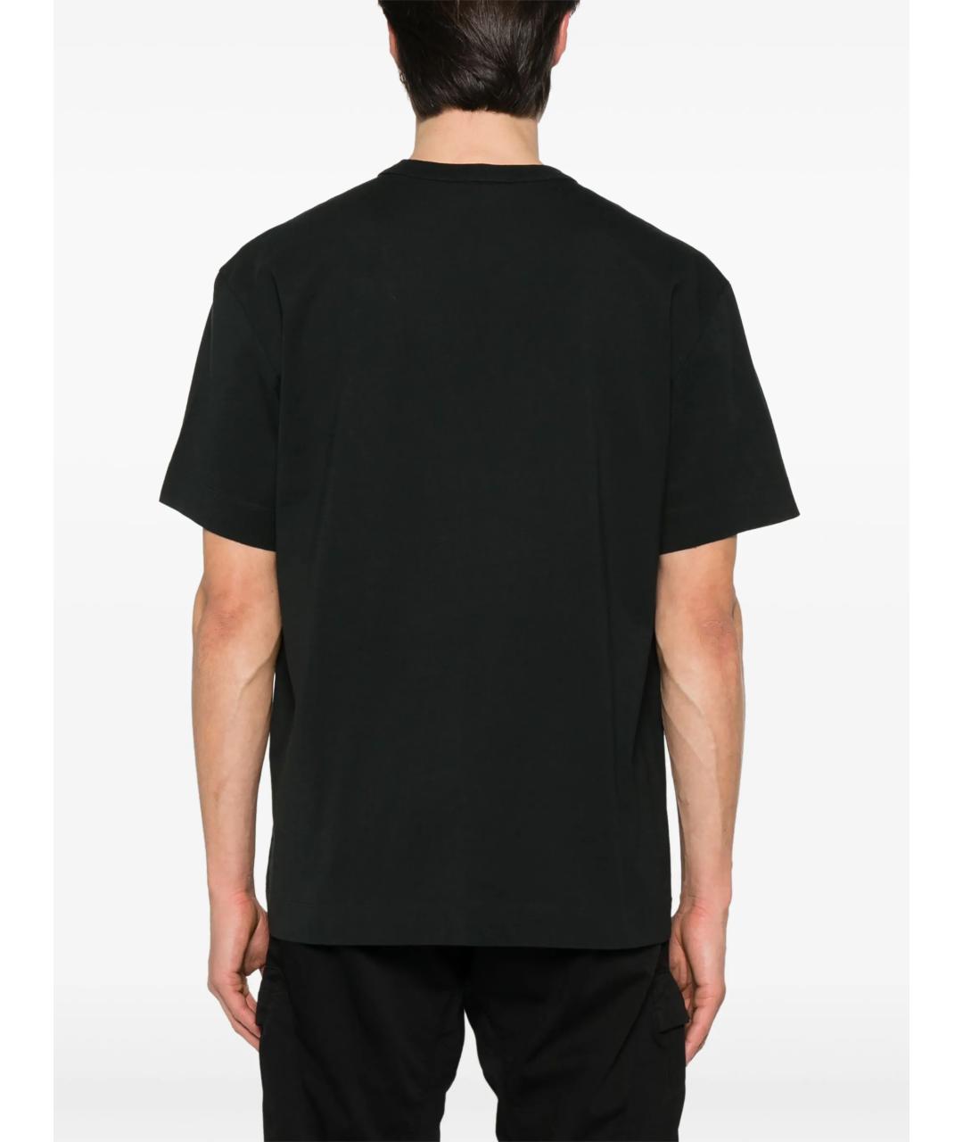 CANADA GOOSE Черная хлопковая футболка, фото 3