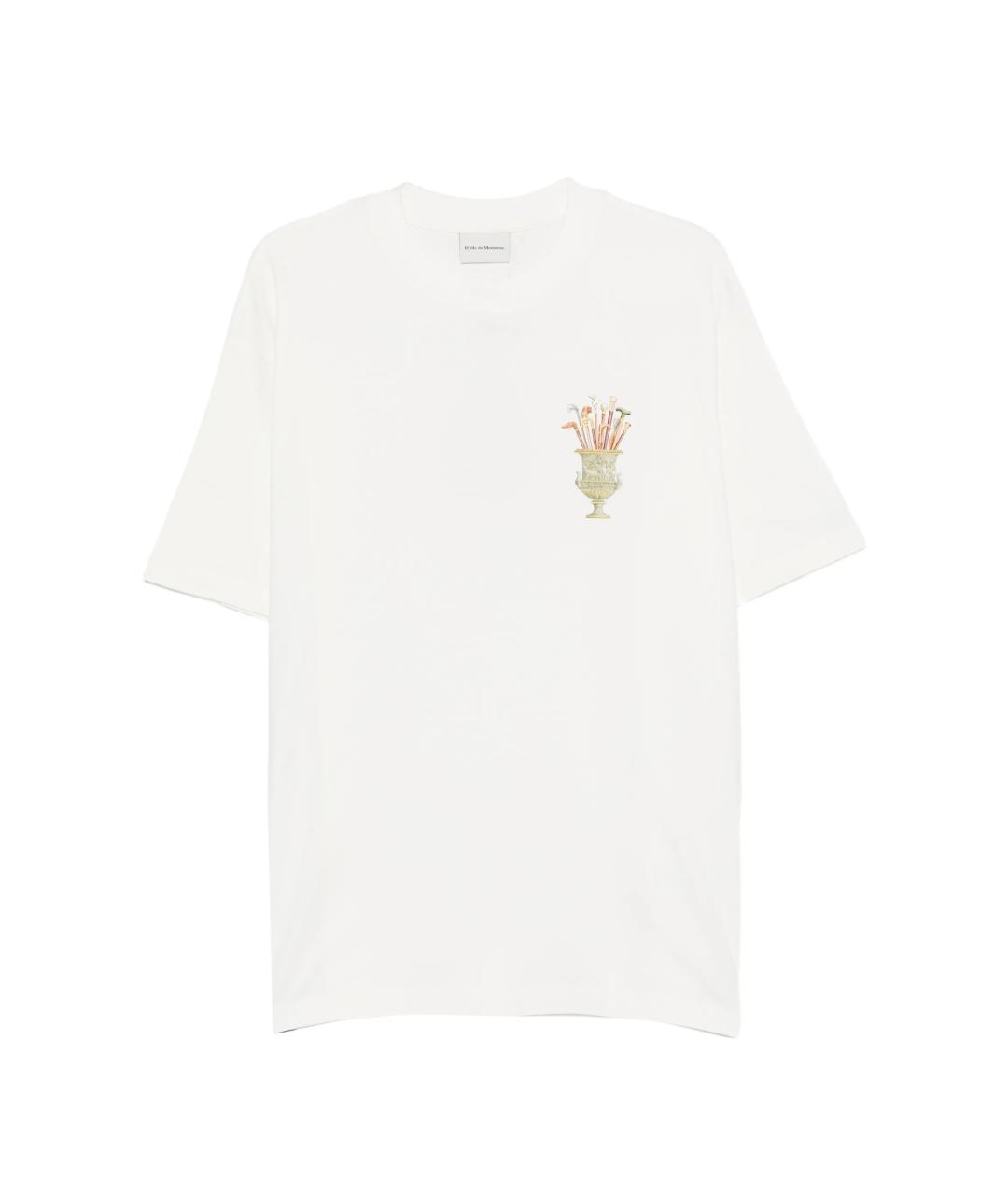 Drole de Monsieur Бежевая хлопковая футболка, фото 1