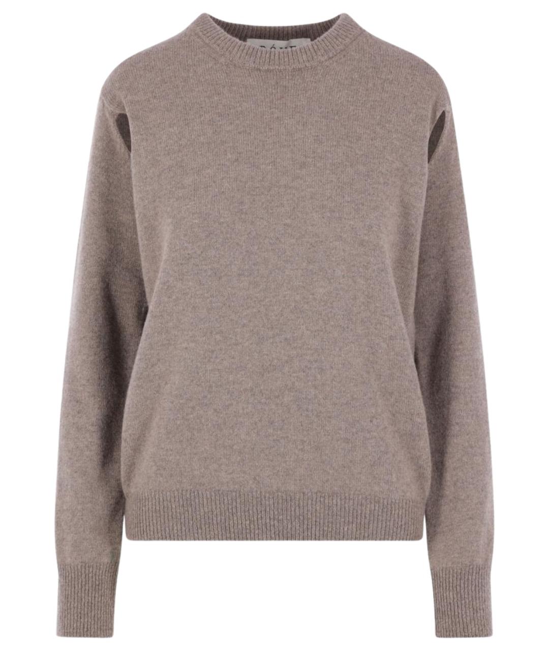 ROHE Бежевый шерстяной джемпер / свитер, фото 1