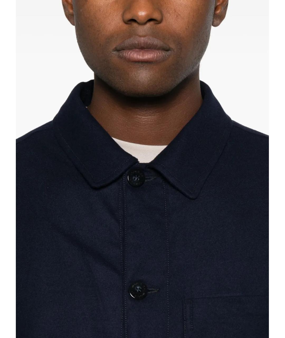 WOOLRICH Синяя шерстяная куртка, фото 5