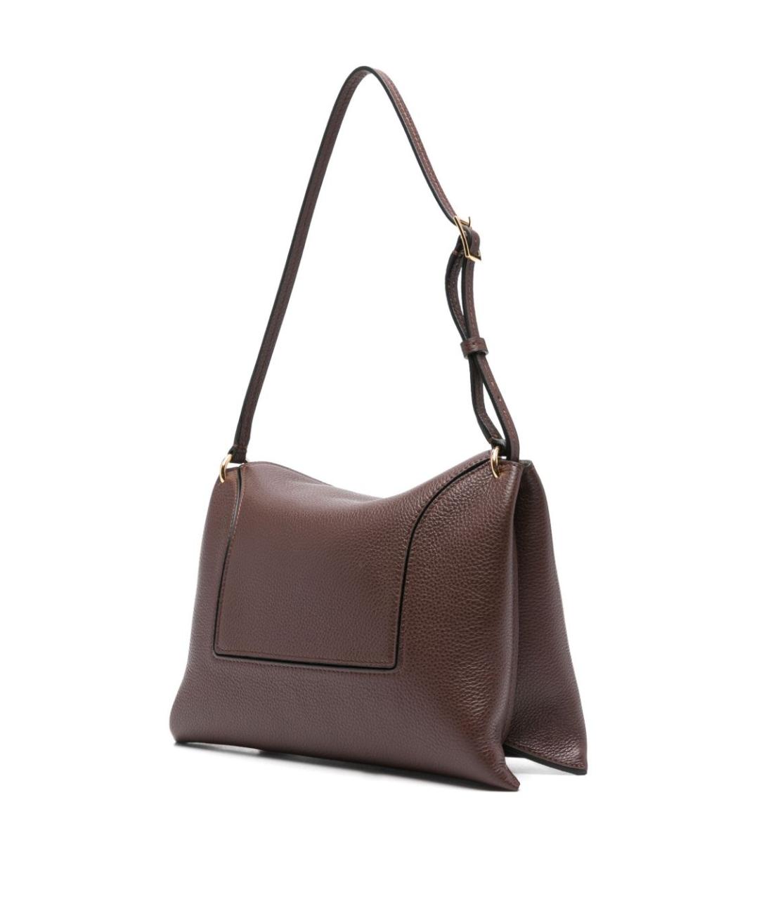 WANDLER Коричневая кожаная сумка через плечо, фото 3