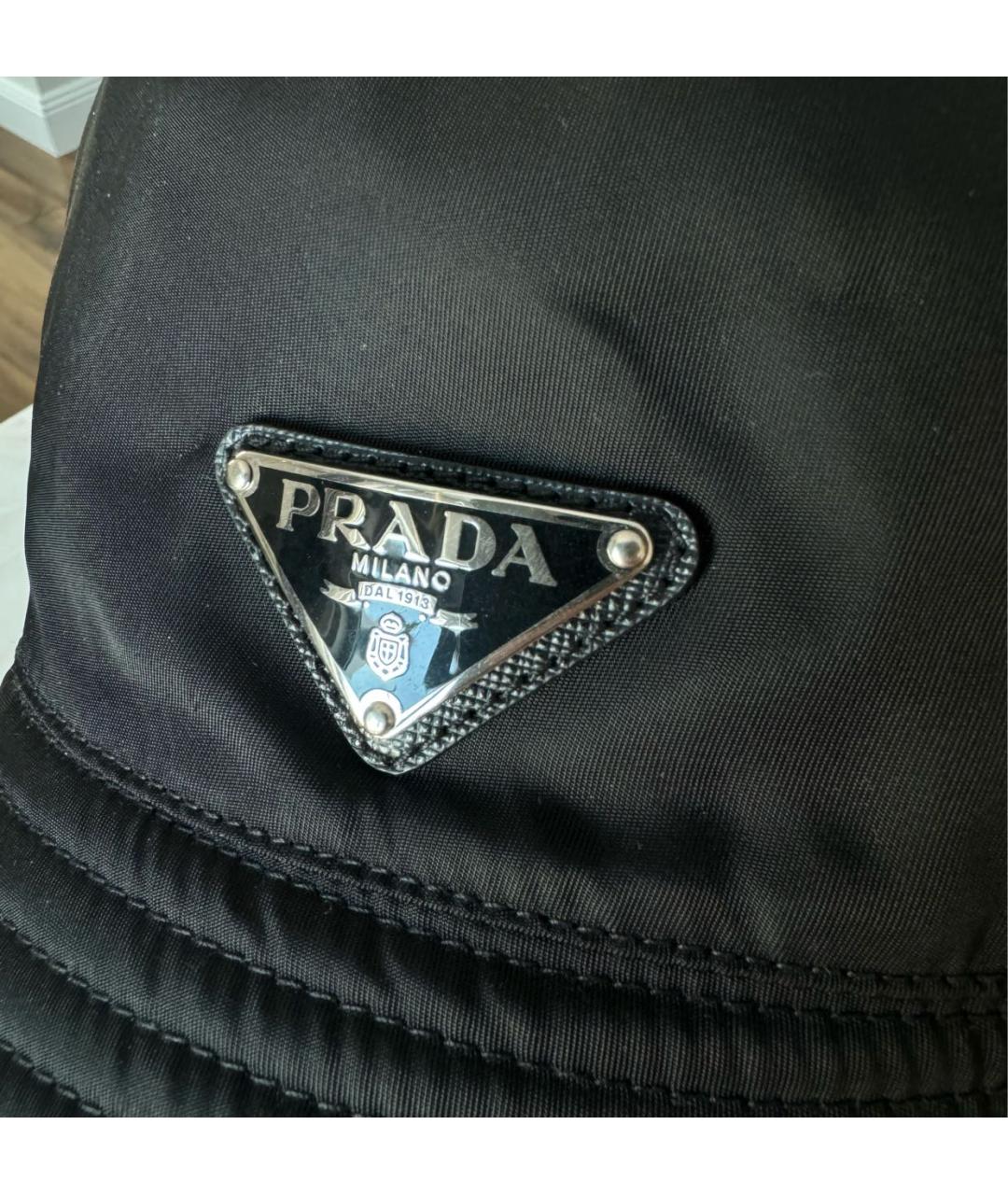 PRADA Черная панама, фото 3