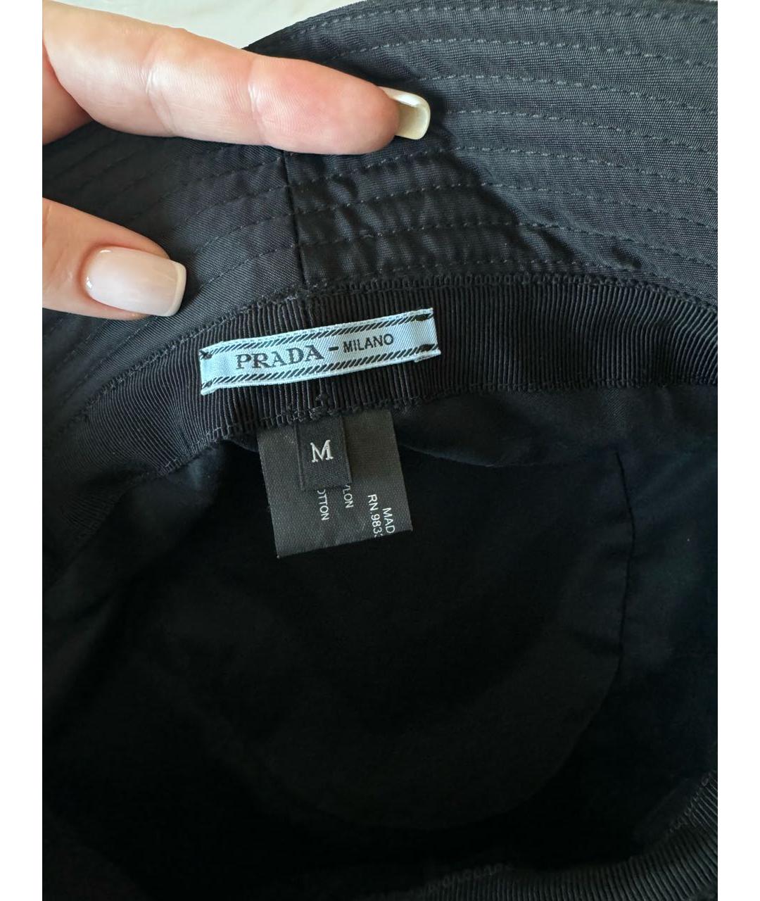 PRADA Черная панама, фото 4