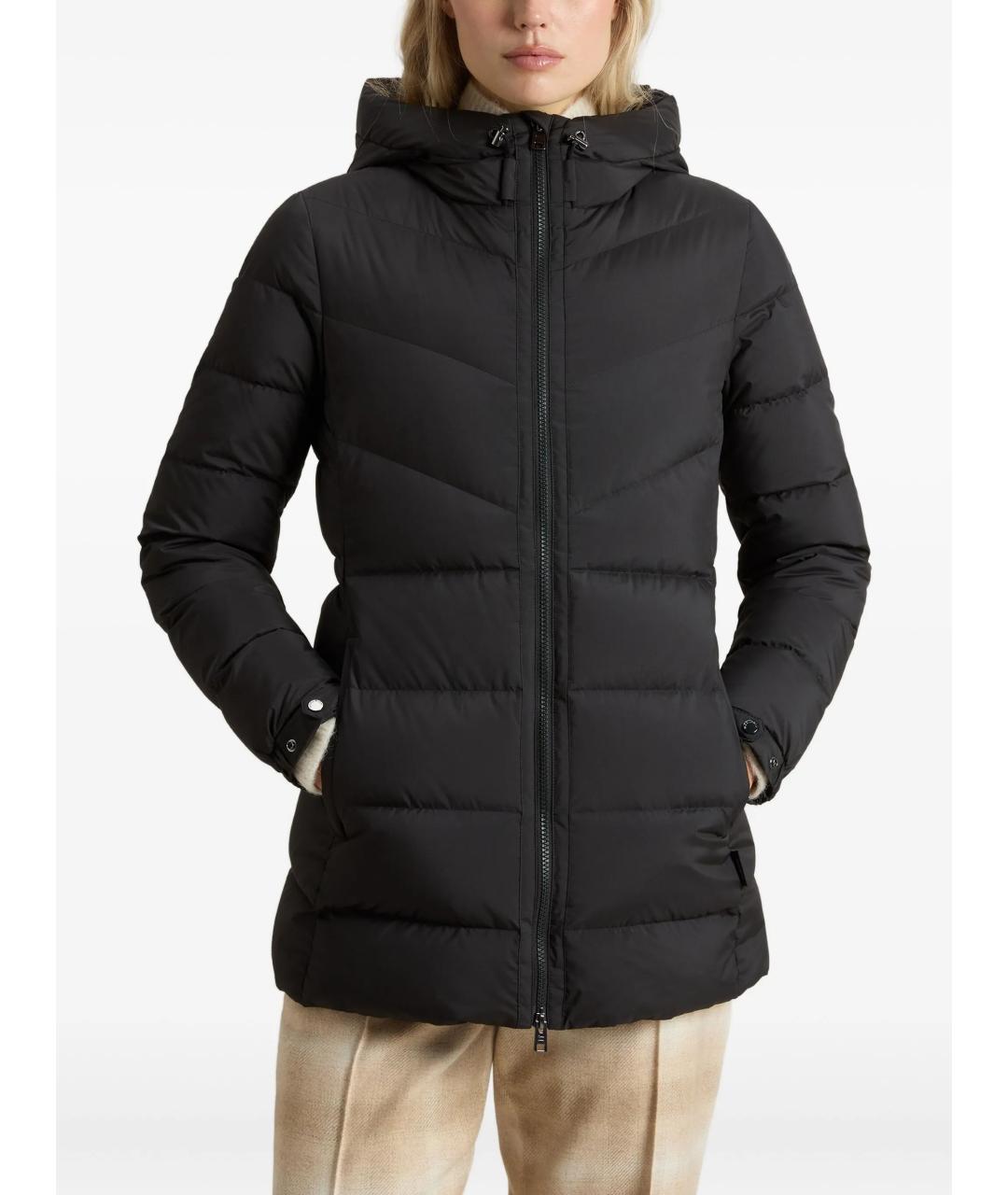 WOOLRICH Черная полиэстеровая куртка, фото 3