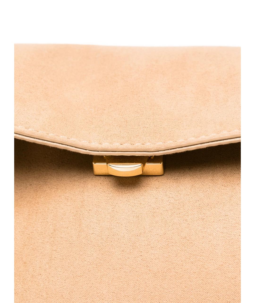 THEMOIRE Бежевая тканевая сумка тоут, фото 3