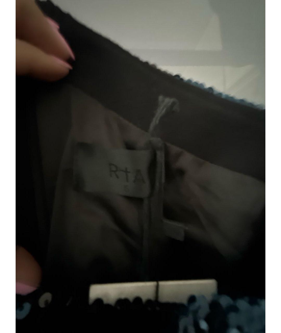 American vintage Темно-синее полиэстеровое коктейльное платье, фото 3