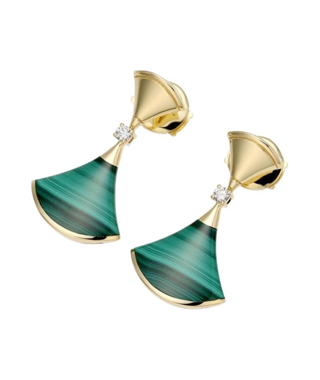 BVLGARI Золотые серьги из желтого золота, фото 2