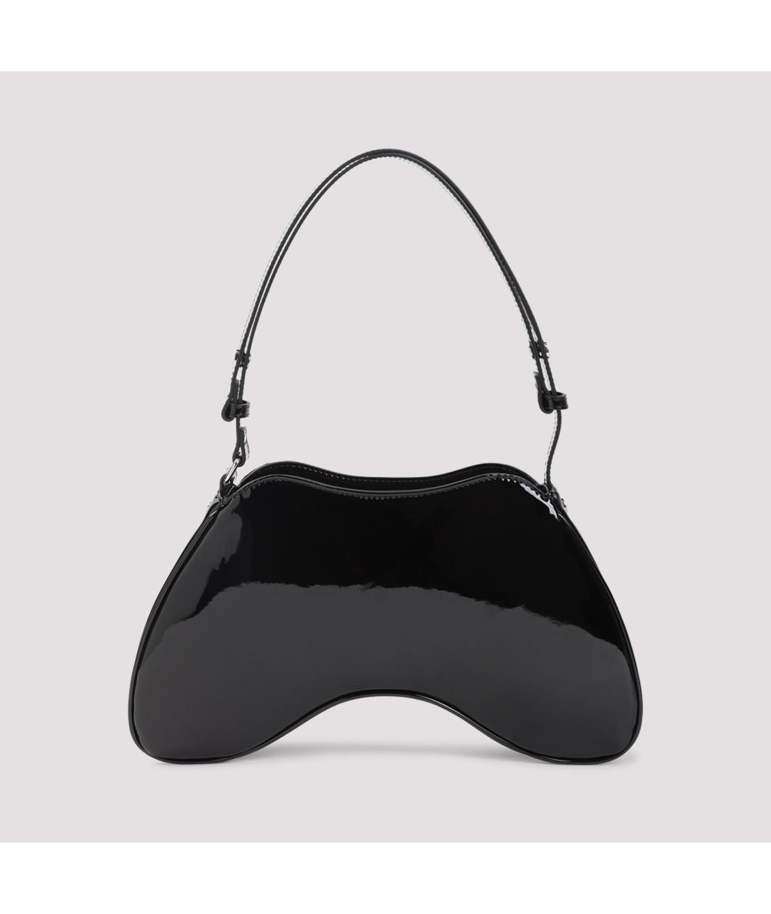 DIESEL Черная сумка через плечо из искусственной кожи, фото 3