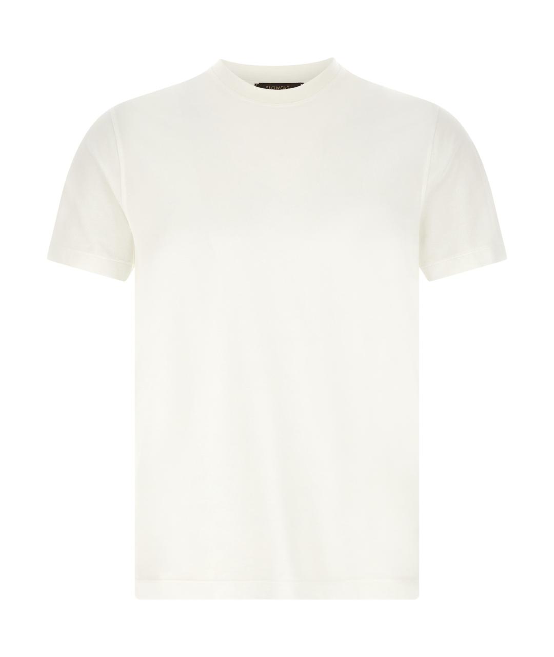 ZANONE Белая хлопковая футболка, фото 1