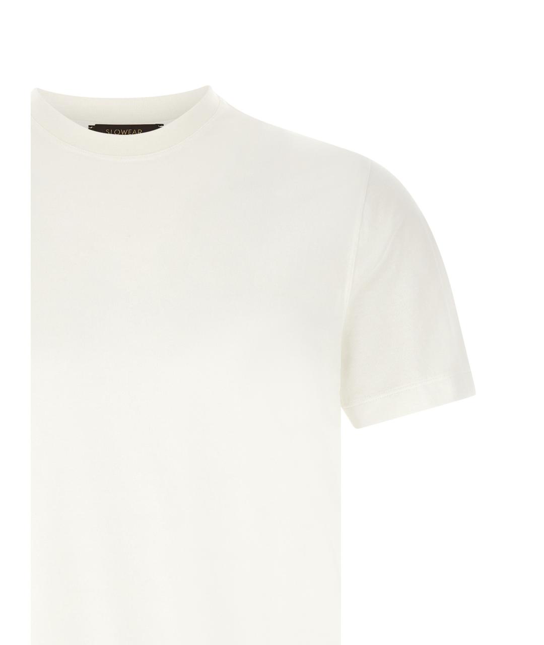 ZANONE Белая хлопковая футболка, фото 3